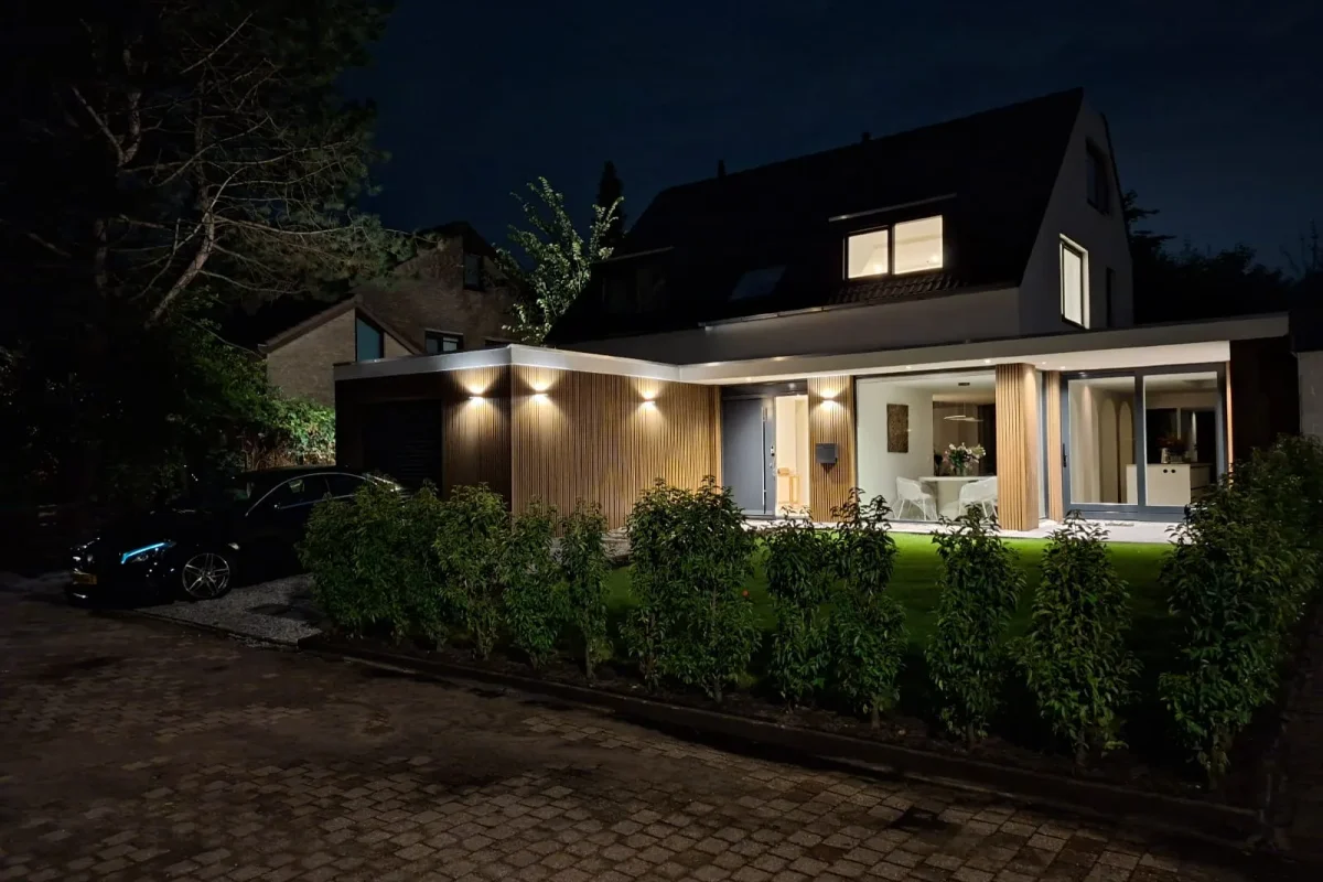 Bouwuitvoering van een high-end woning